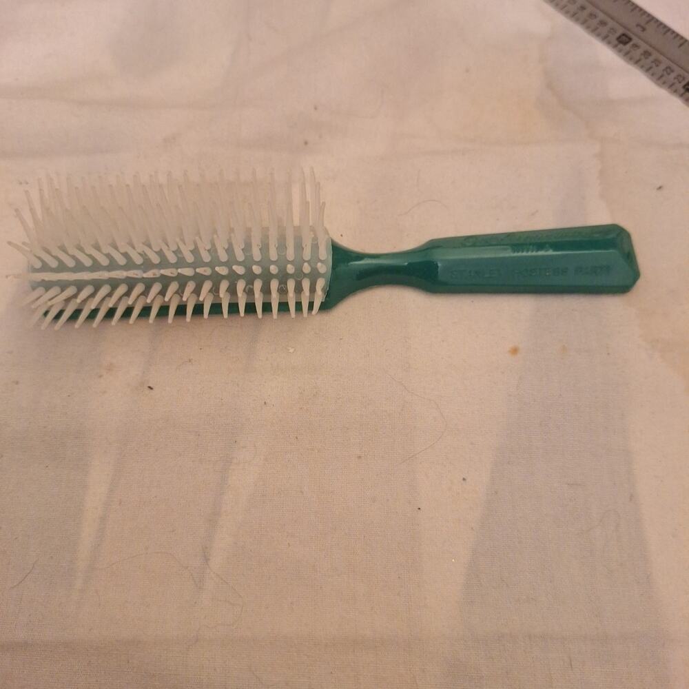 Vintage STANLEY Green Bristle Ivory Brush 6”. Get Aquainted With Hostess Party